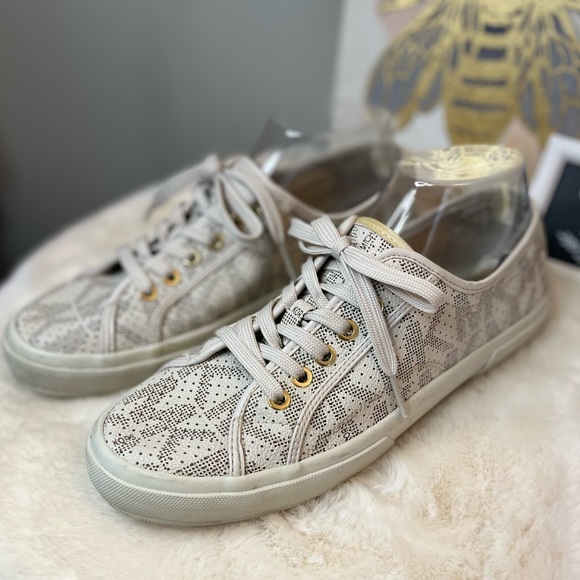 Michael Kors Logo Sneakers Size 8 - Picture 6 of 6